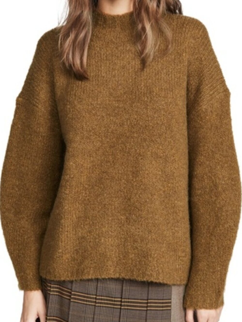 3.1 Phillip Lim Mock-Neck Drop-Shoulder Pullover Sweater Size XS 8288